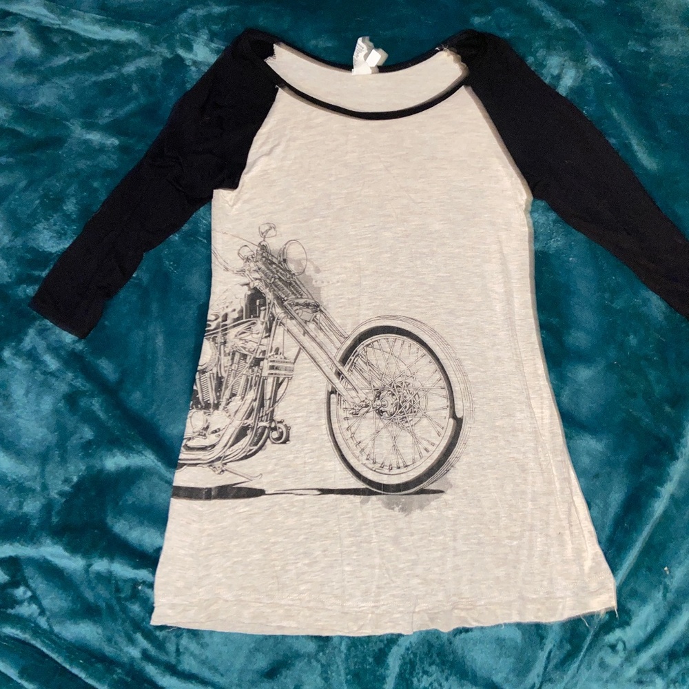 Woman’s motorcycle shirt